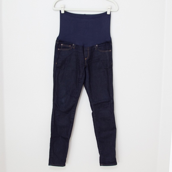 Gap Maternity Women's Skinny Dark Wash Denim Jeans Size 2 - Picture 1 of 4